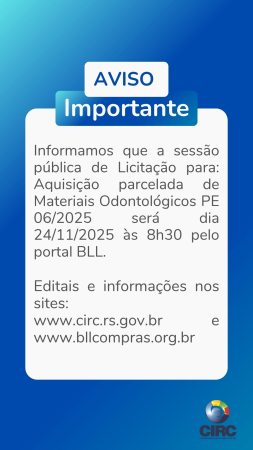 Aviso Importante!