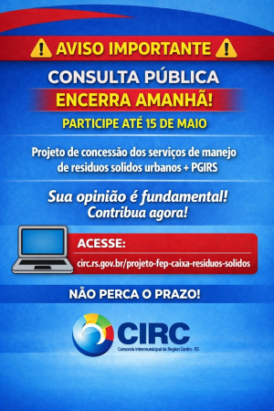 Atenção! Não deixe para última hora!